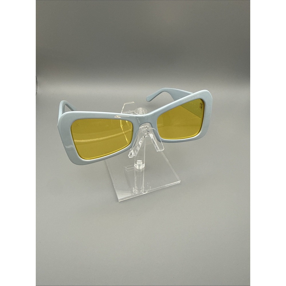 Kali Uchis X DIME Sunglasses LIGHT BLUE FRAMES, YELLOW LENSES, EXTREMELY RARE